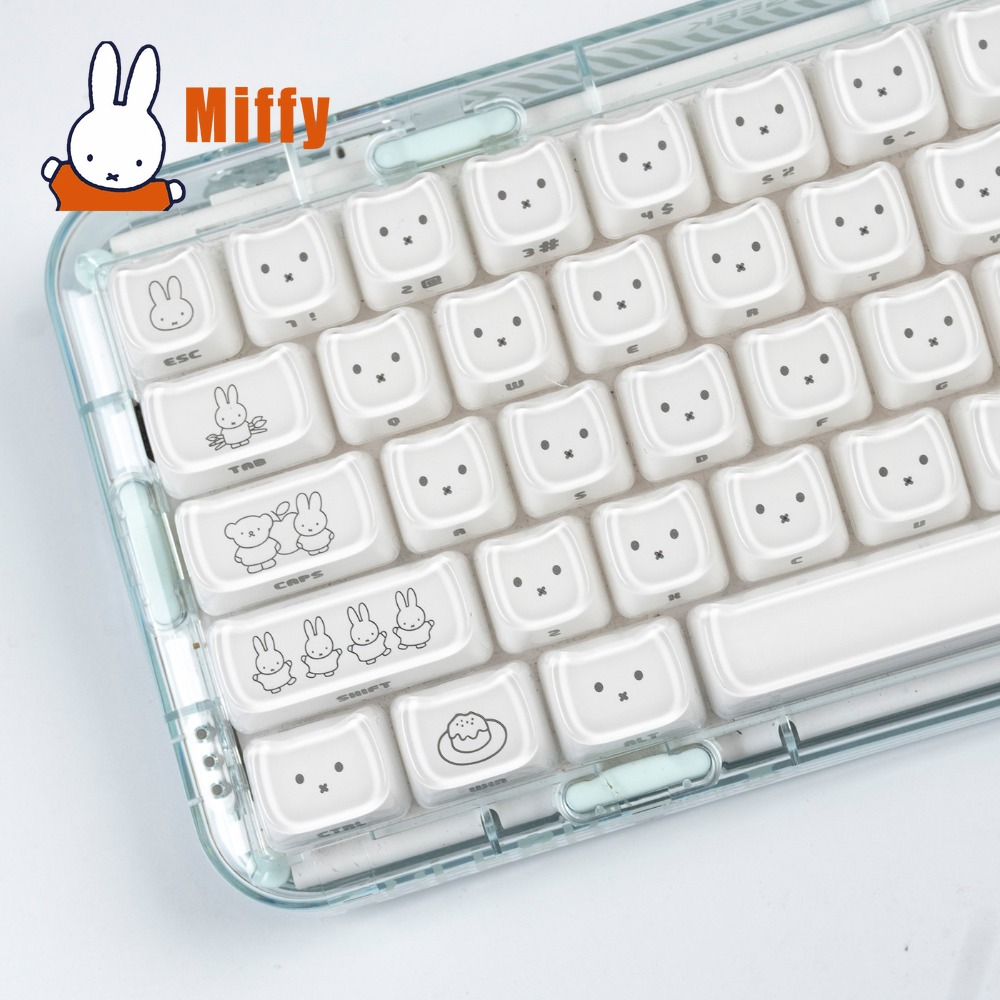 Pc Gaming Jumbo - Kawaii Miffy Keycaps Schattig Konijn Key