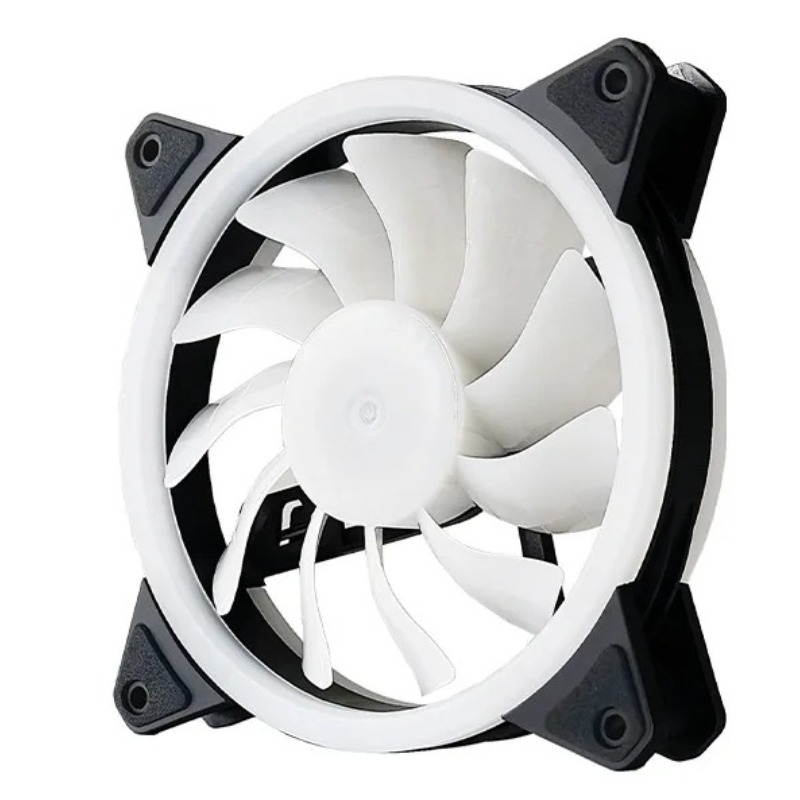 Pc Gaming Case - 120mm RGB Stille, instelbare pc-koelventilator met