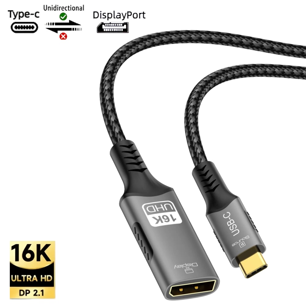 Pc Zotac Gaming - 16K Type C naar DisplayPort-kabel 8K@60Hz