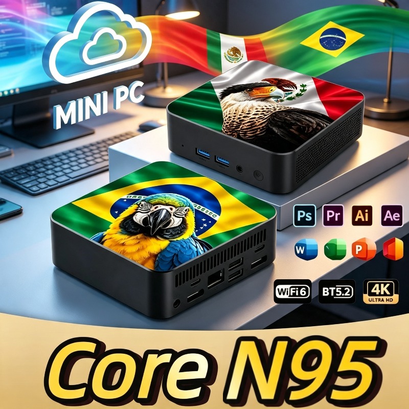 Pc Gaming Mini - 2026 New Mexico Braziliaanse Vlag HighPerformance