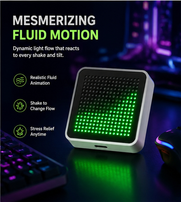 LED Vloeistofsimulatie Bureaud - Pc Gaming Setup recensie en prijs
