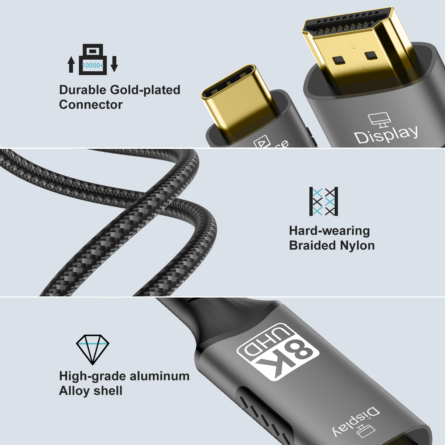 8K Type C naar HDMI 2.1-kabel  - Pc Zotac Gaming recensie en prijs