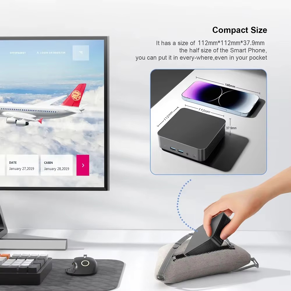 2026 Intel N150 Mini PC Draagb - Pc Gaming Jumbo recensie en prijs