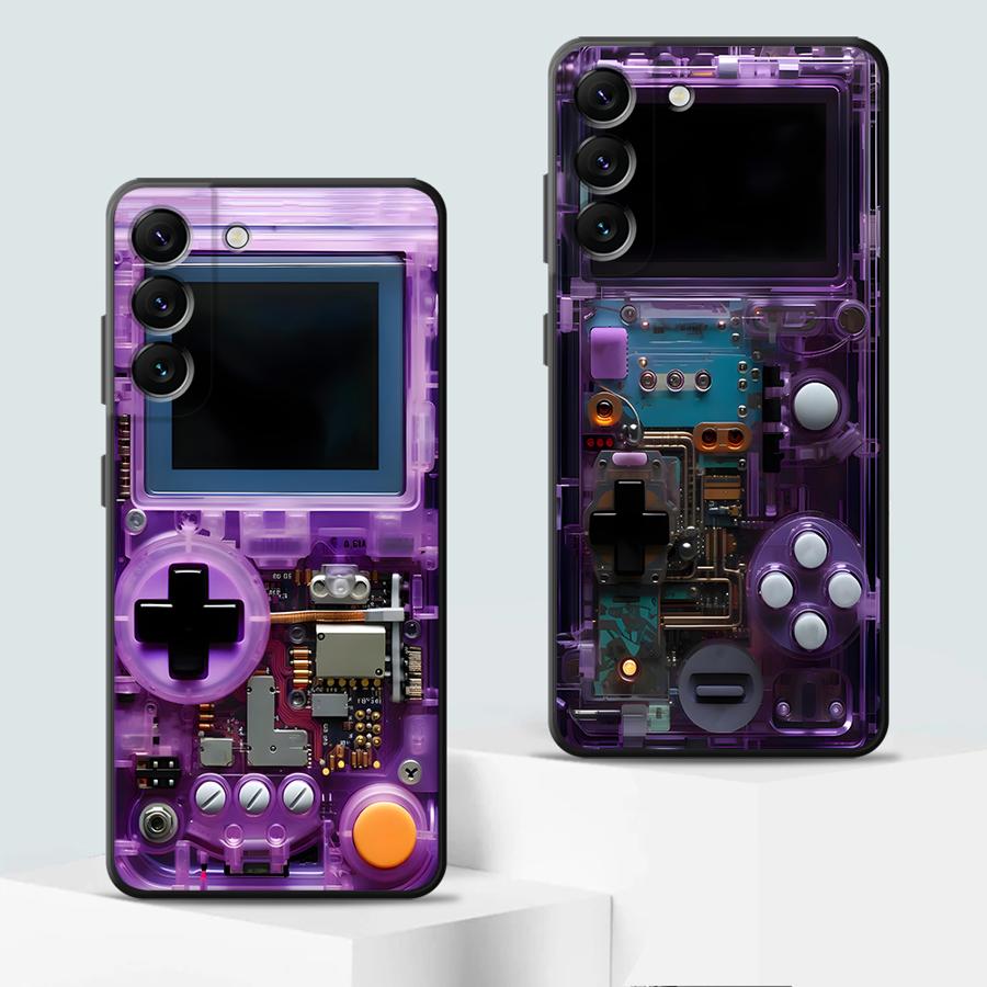 Paarse gaming console telefoon - Pc Gaming Case recensie en prijs