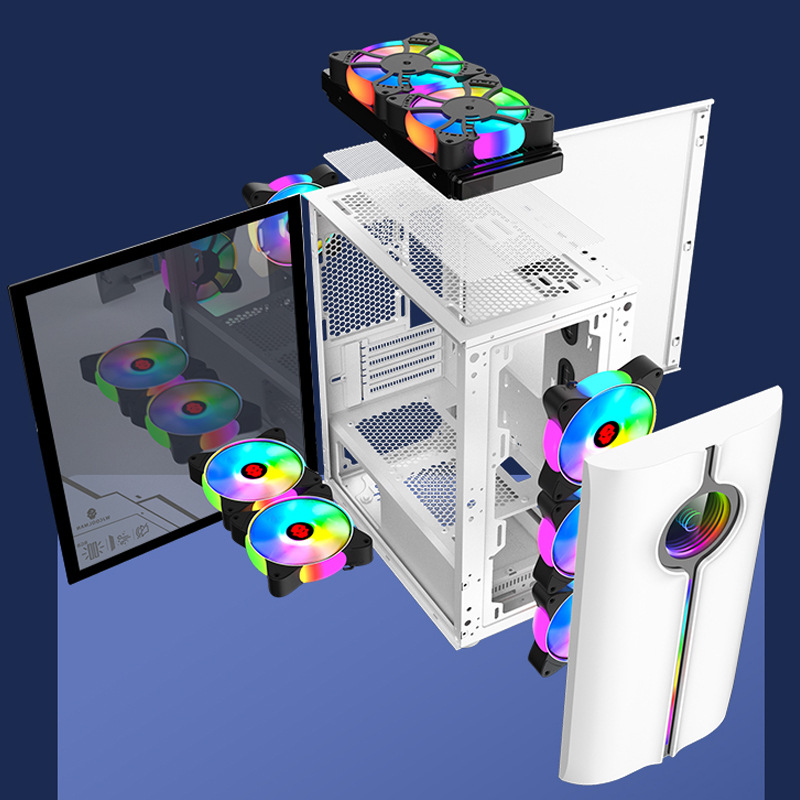 Gaming ATX PC-behuizing met RG - Pc Gaming Cafe recensie en prijs